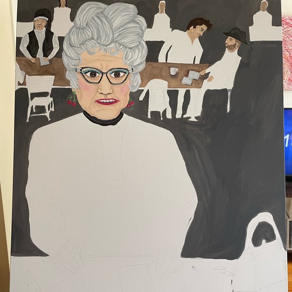 Original Art “Bingo Lady” 2022 - Picture 3 of 5